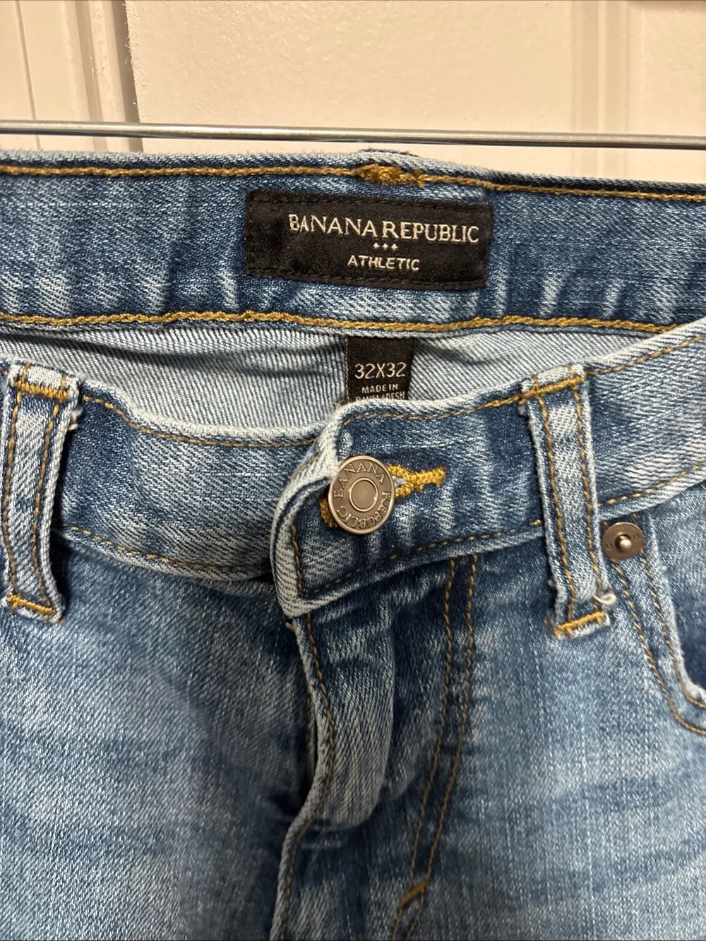 Banana Republic Light Blue Straight-Leg Jeans